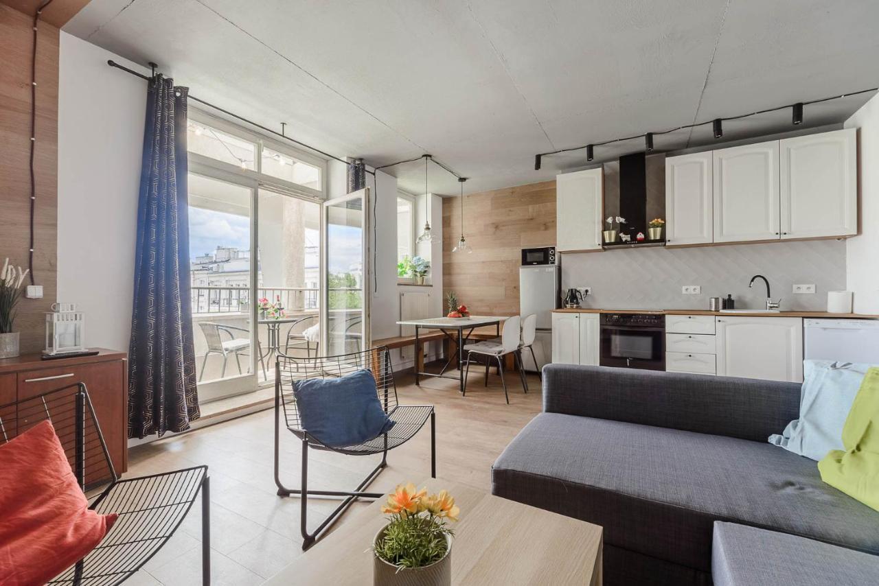 Stylish Apartment In The City Center Of Варшава Екстер'єр фото